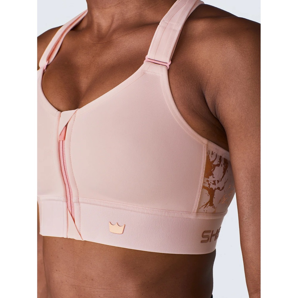 SHEFIT FLEX Blush Sports Bra Size 1Luxe Supportive Activewear Medium Impact - Picture 4 of 11